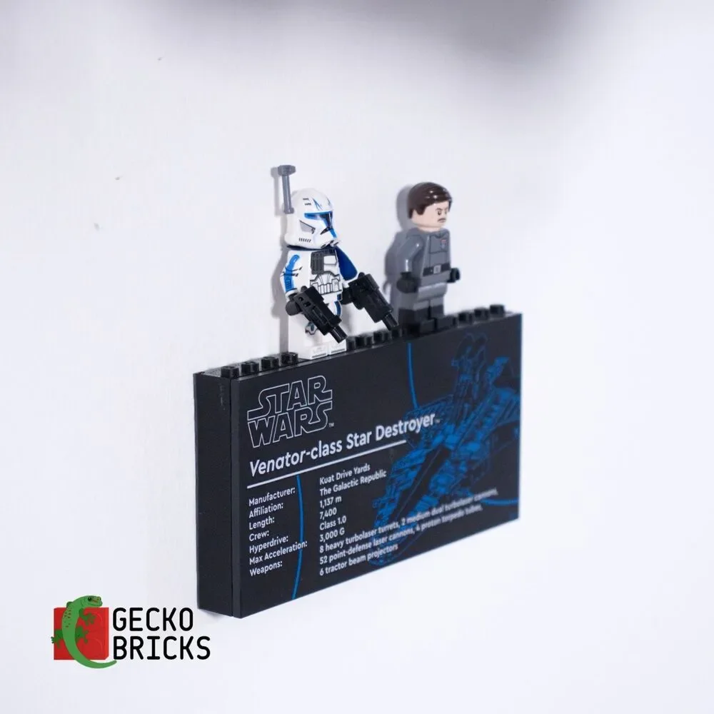 Wall Mount Display for Lego Star Wars UCS Venator Set 75367